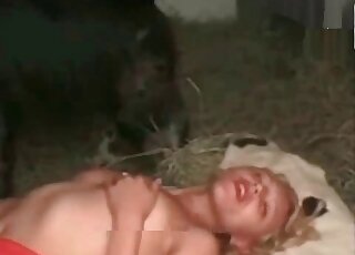 Blonde is messing around with a dark horse